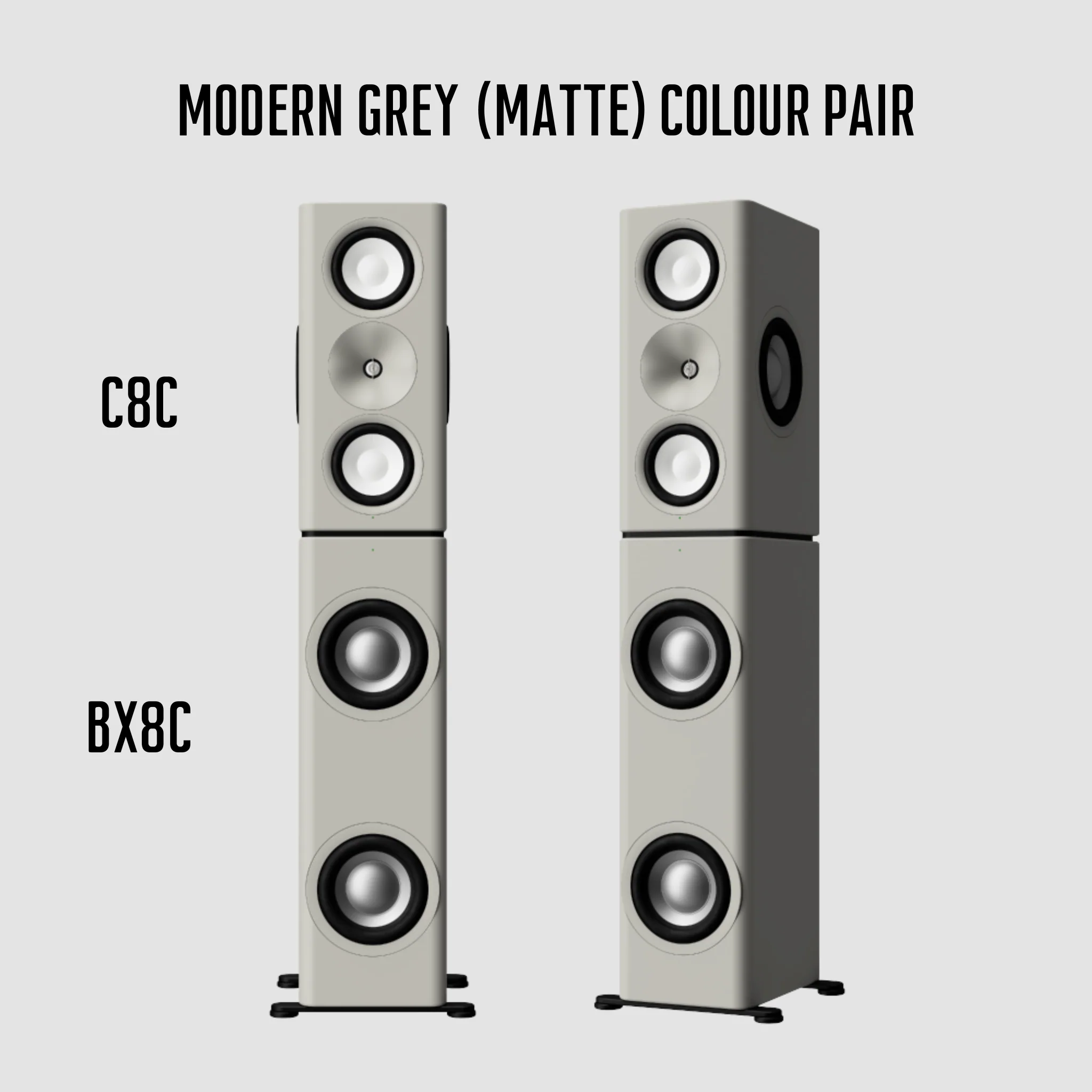 AsciLab C8C / BX8C Cardioid Active Speakers and Bass Stand (Pair) PREORDER - Image 8