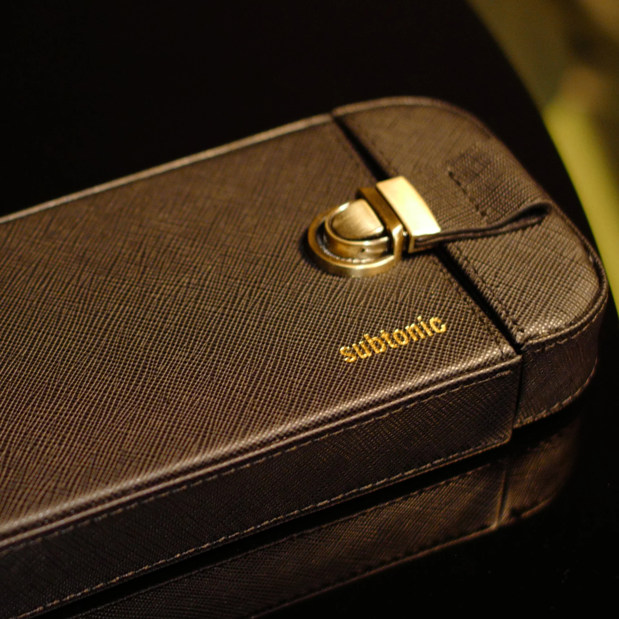 Subtonic Eartip Leather Case with 3D Printed Insert - Image 4