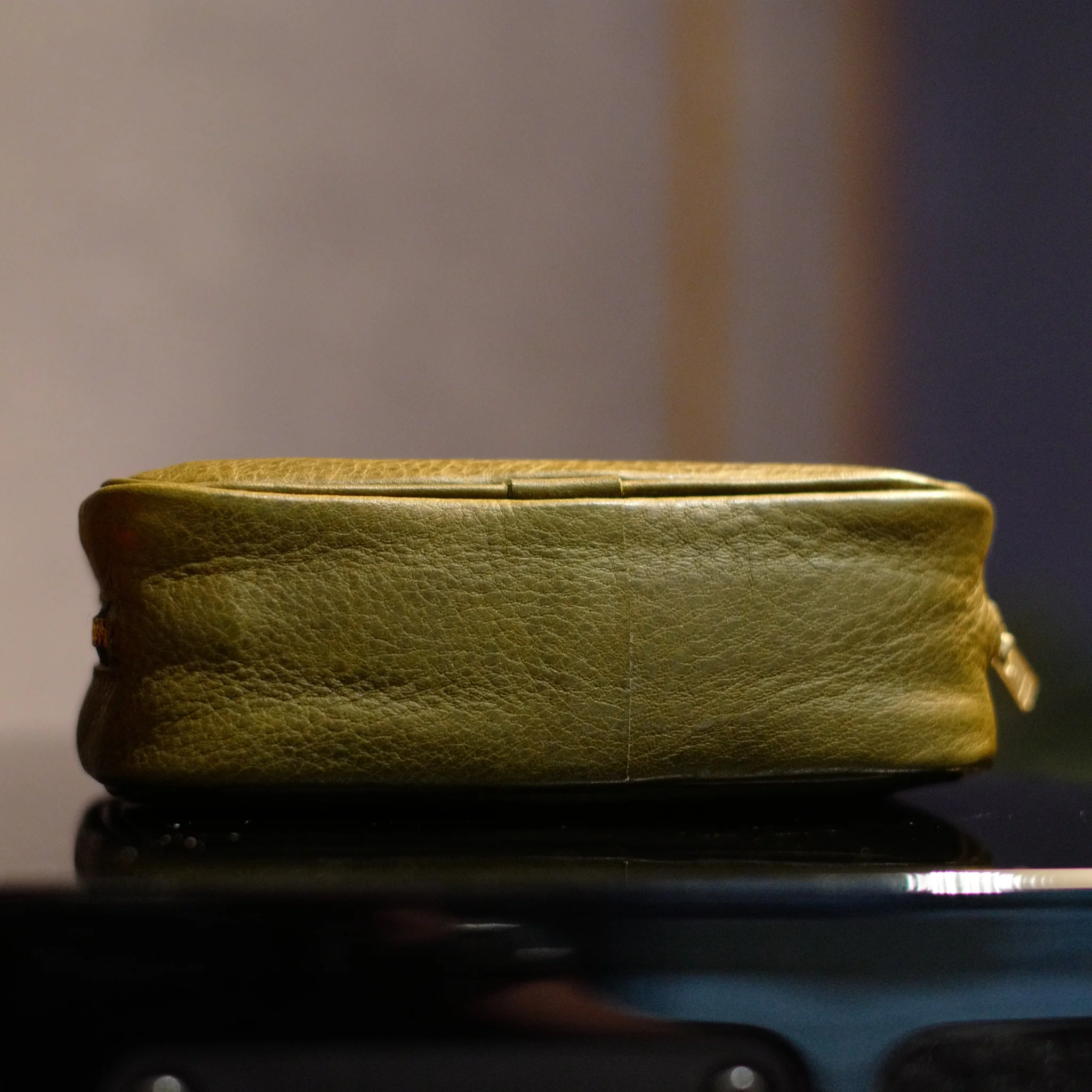 Subtonic OLIVE Handmade Leather IEM Pouch - Image 3